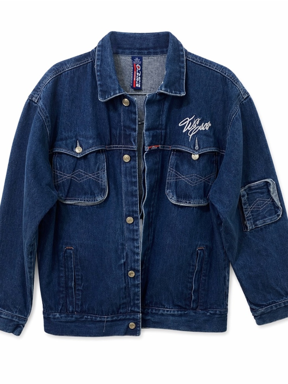 Willie Esco, Vintage,Blue Denim, Men’s,Long Sleeve Jacket.Size-XL